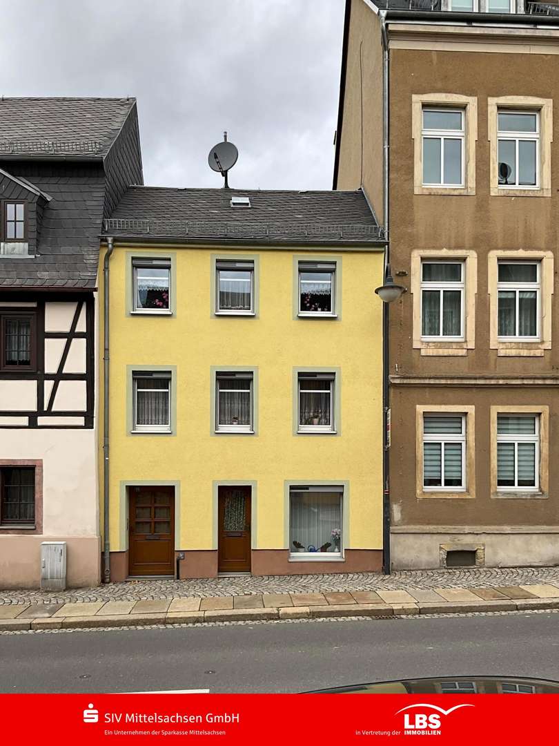 Straßenansicht - Reihenmittelhaus in 09326 Geringswalde mit 72m² kaufen