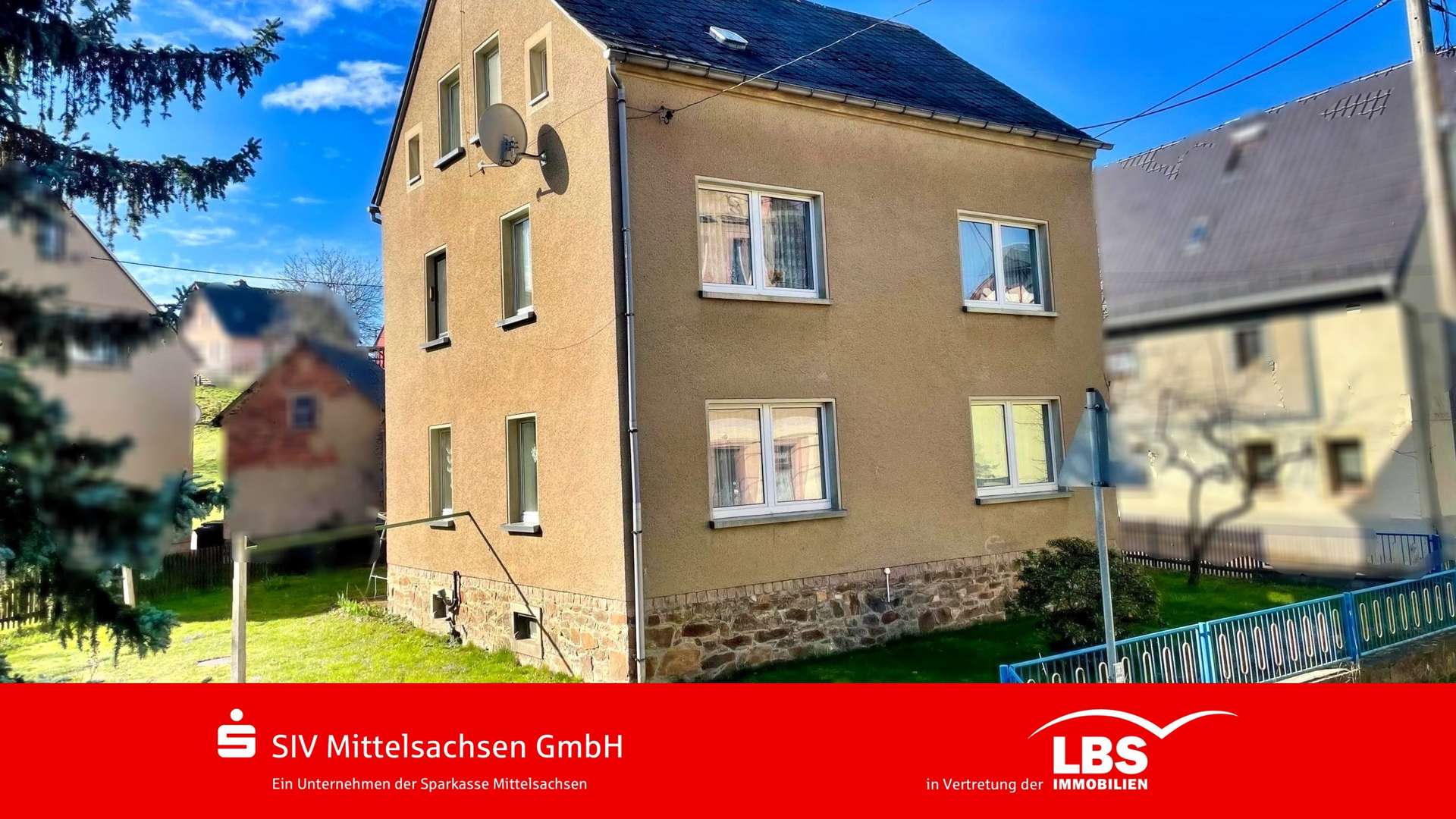 Außenansicht - Zweifamilienhaus in 09306 Königshain-Wiederau mit 144m² kaufen