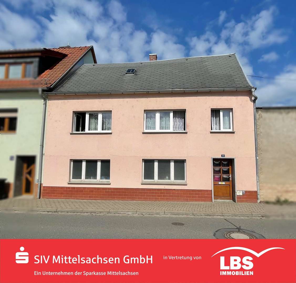 Straßenansicht - Reihenmittelhaus in 09322 Penig mit 75m² kaufen