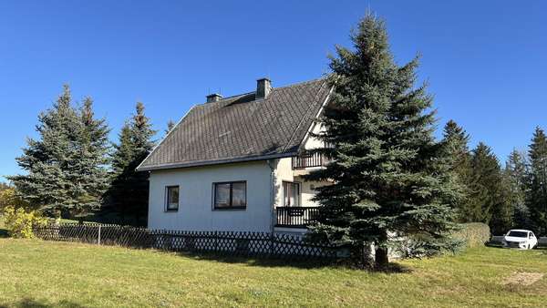 Ansicht West - Einfamilienhaus in 09526 Olbernhau mit 115m² kaufen