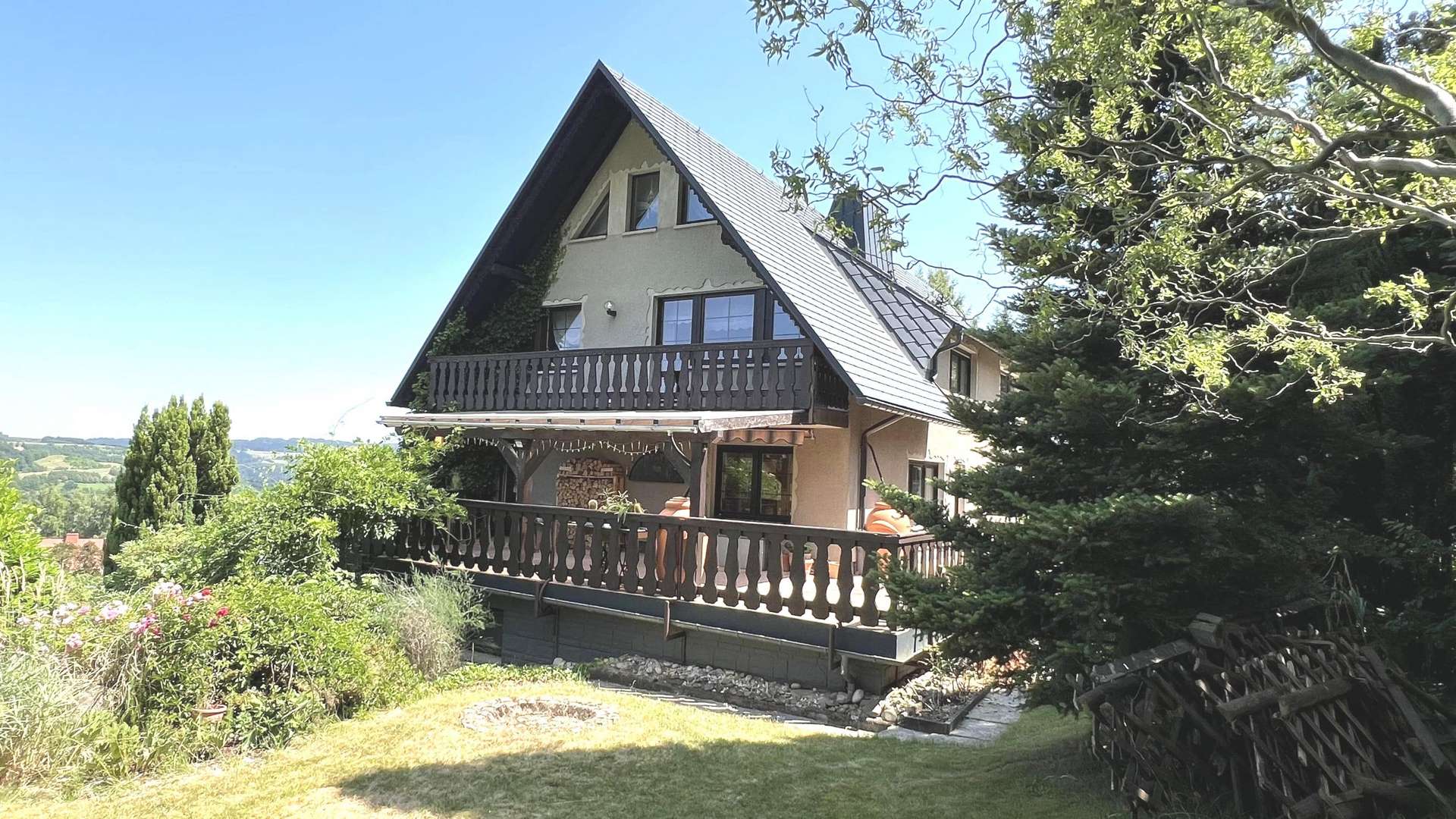 Ansicht West - Doppelhaushälfte in 08280 Aue-Bad Schlema mit 159m² kaufen