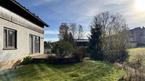 Terrasse - Einfamilienhaus in 08344 Grünhain-Beierfeld mit 129m² kaufen