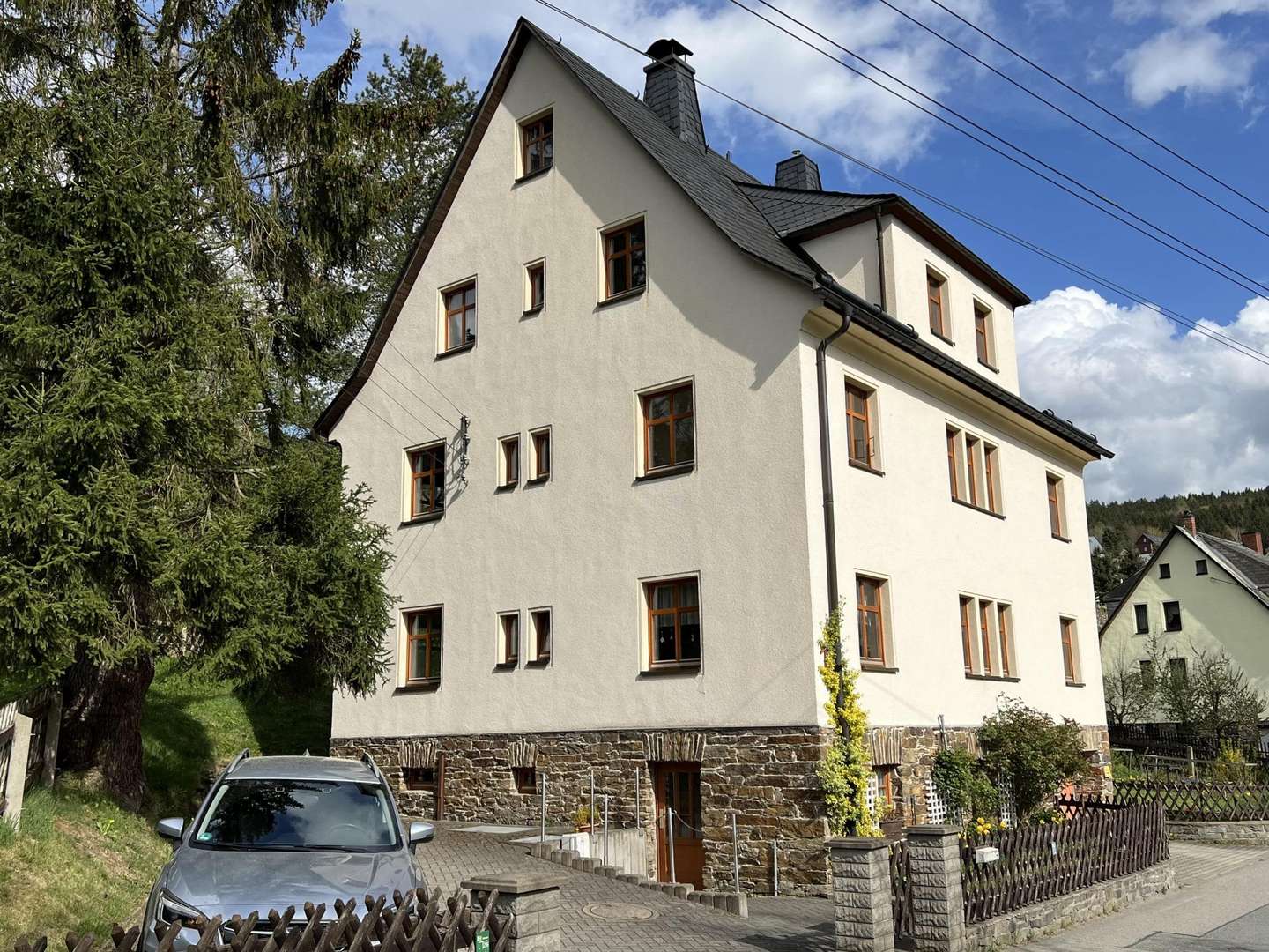 Ansicht NW - Zweifamilienhaus in 08359 Breitenbrunn mit 246m² kaufen