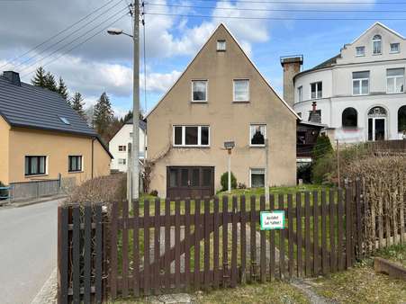 Ansicht West - Einfamilienhaus in 09434 Krumhermersdorf mit 100m² kaufen