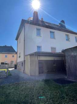 Rückansicht - Doppelhaushälfte in 08451 Crimmitschau mit 75m² kaufen