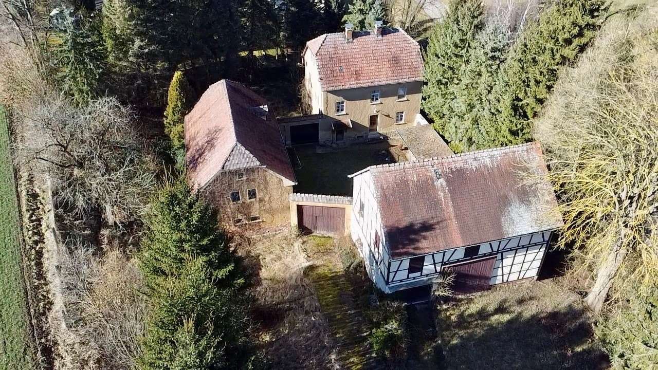 Ostansicht 2 Luft - Bauernhaus in 07580 Seelingstädt mit 120m² kaufen
