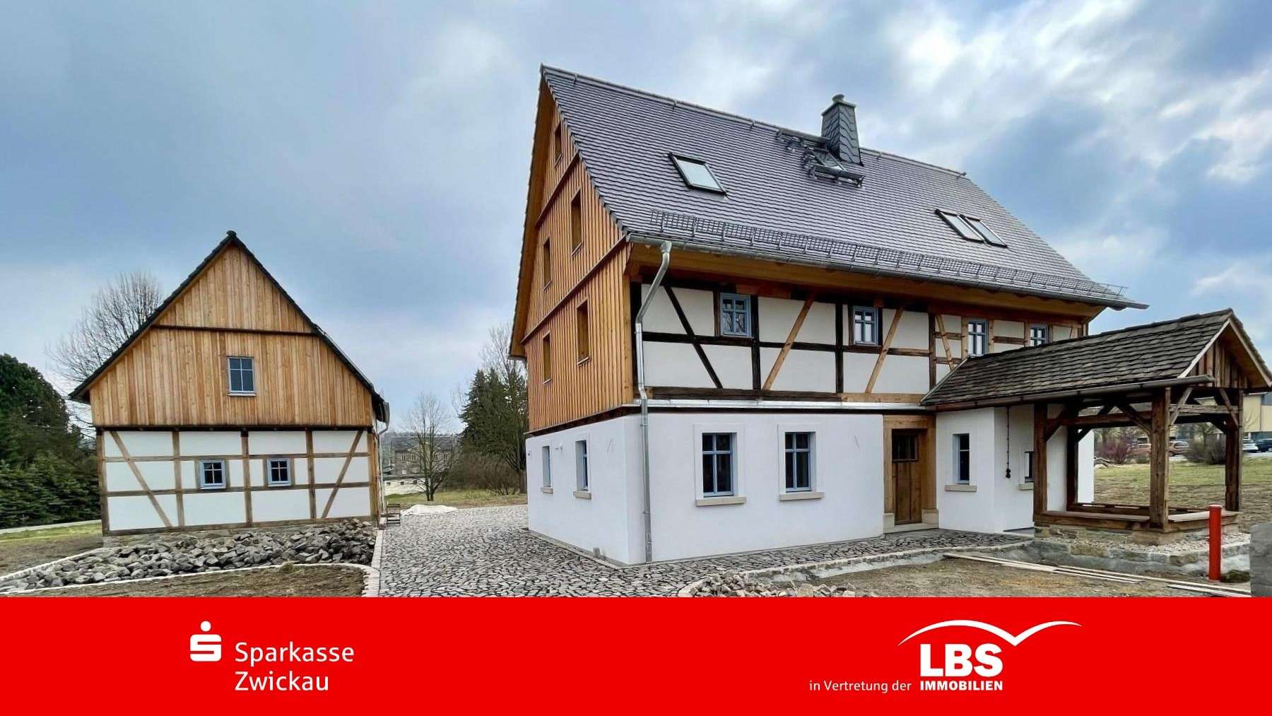 Süd-West-Ansicht - Landhaus in 08428 Langenbernsdorf mit 196m² mieten