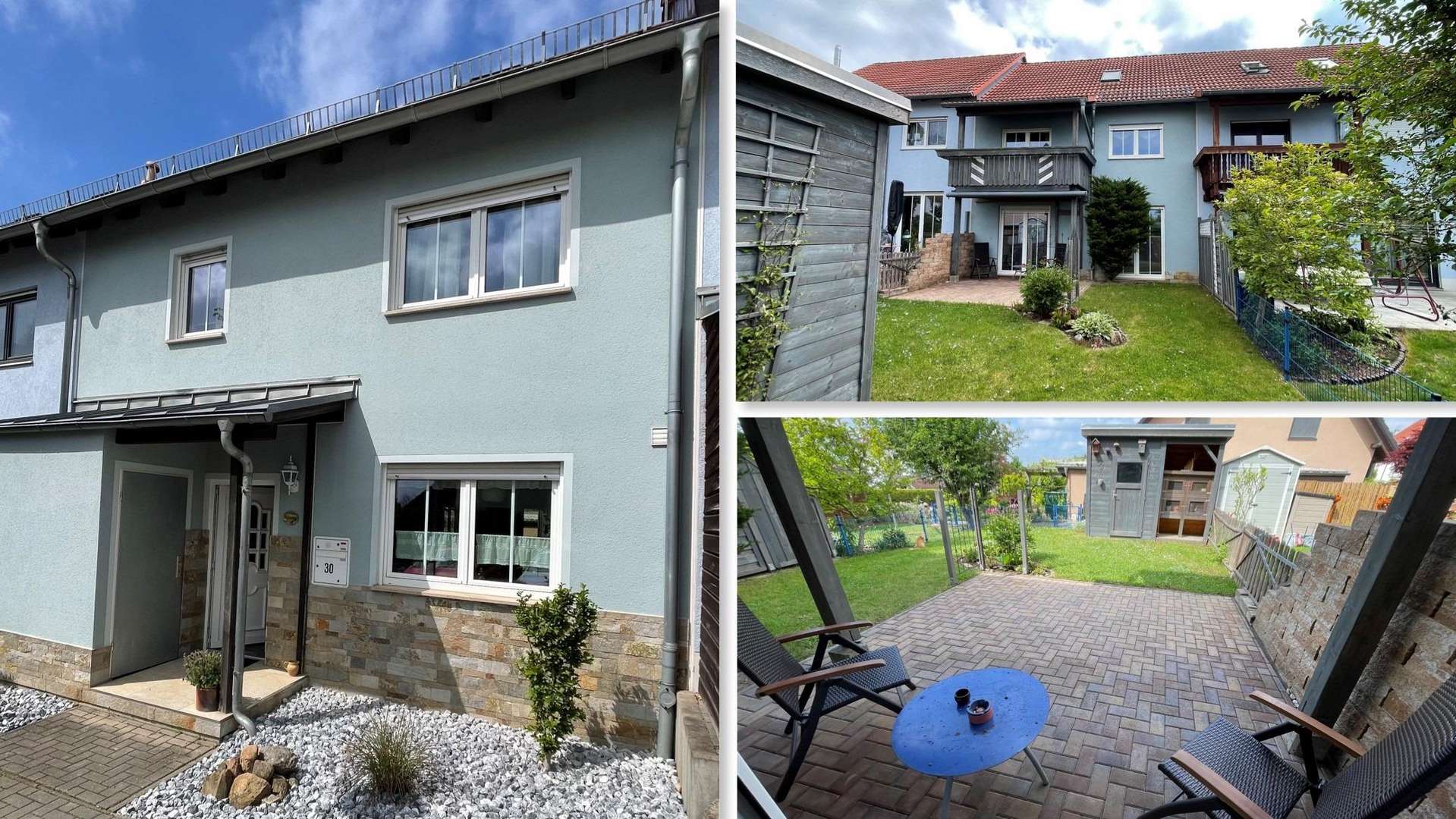 Collage - Reihenmittelhaus in 08459 Neukirchen mit 98m² kaufen