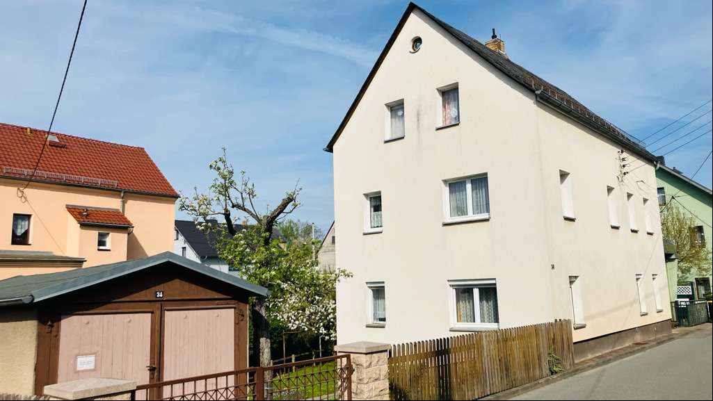 Gebäudeansicht Ostseite Gebäudeansicht Ostseite - Einfamilienhaus in 08132 Mülsen mit 92m² kaufen