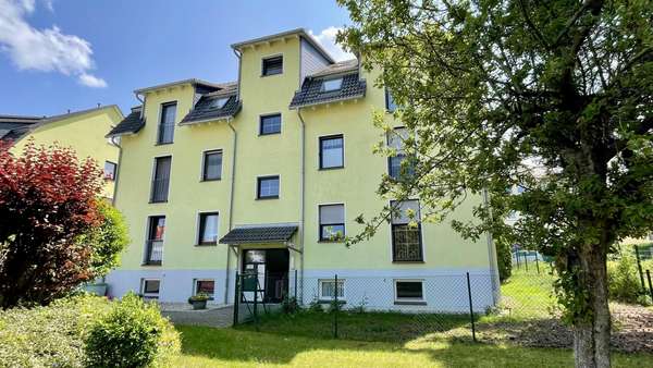 Objektansicht Rückseite - Erdgeschosswohnung in 08062 Zwickau mit 78m² kaufen