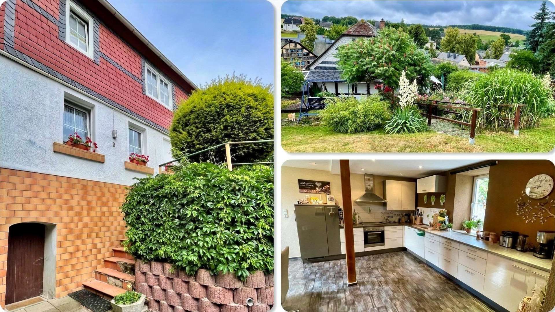 Collage Collage - Einfamilienhaus in 07987 Mohlsdorf-Teichwolframsdorf mit 120m² kaufen