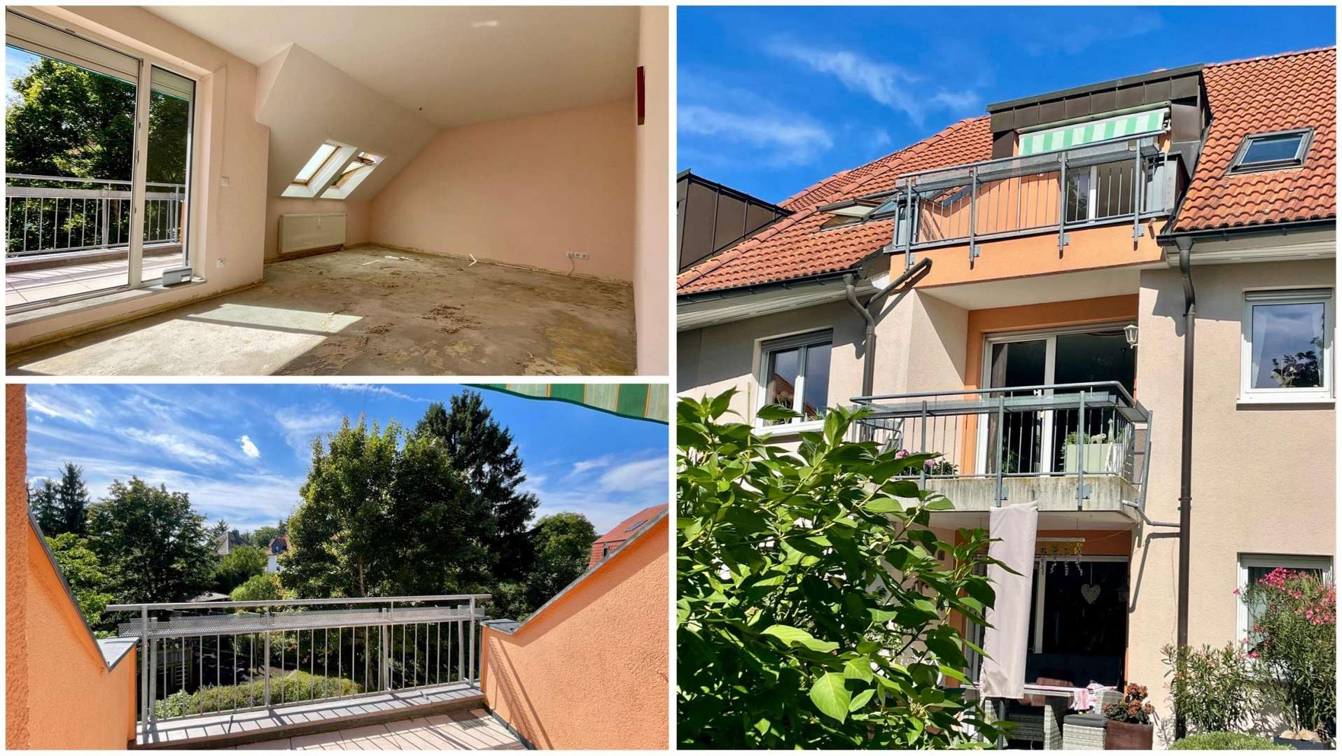 Collage von Wohnung Collage von Wohnung - Dachgeschosswohnung in 08060 Zwickau mit 53m² kaufen