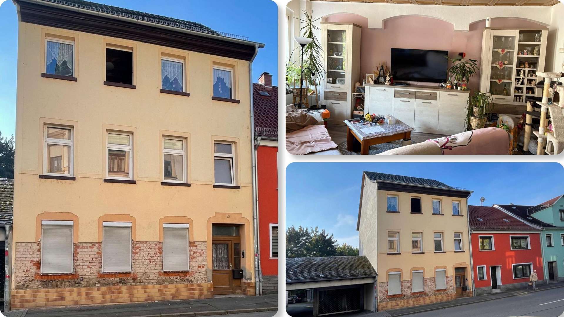 Collage Collage - Reihenmittelhaus in 08451 Crimmitschau mit 150m² kaufen