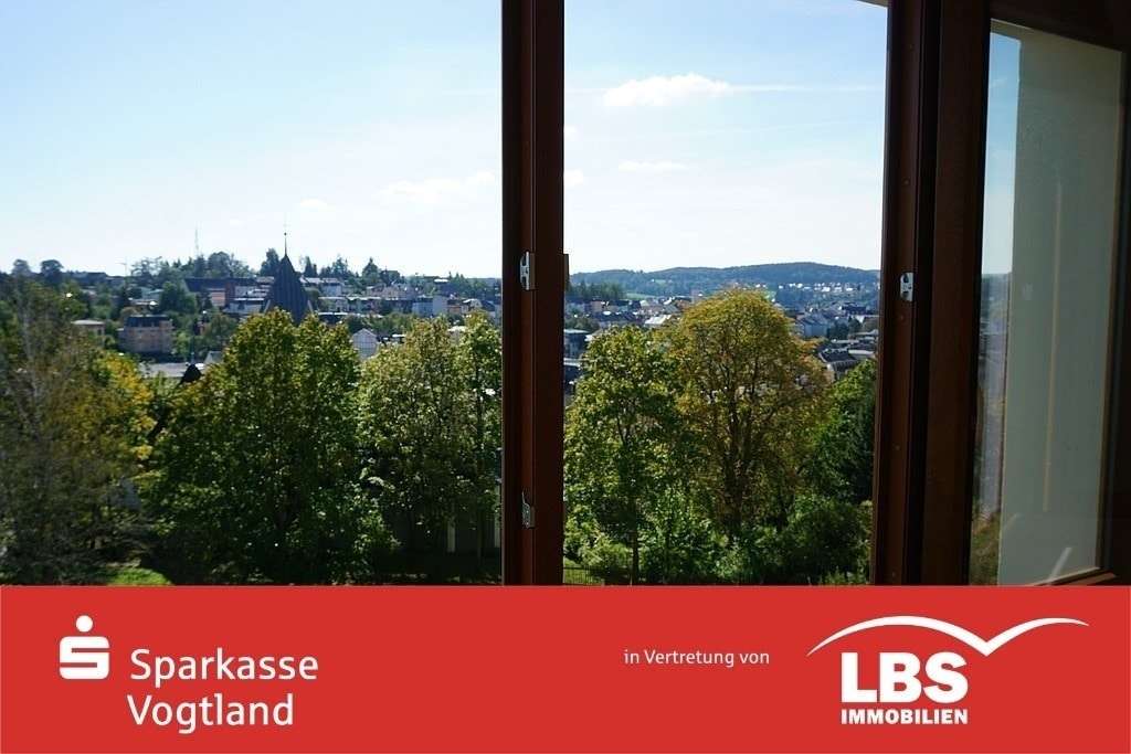 Blick aus dem Fenster - Etagenwohnung in 08606 Oelsnitz mit 47m² kaufen