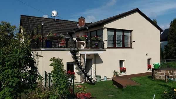 Hausansicht Hausansicht - Einfamilienhaus in 08485 Lengenfeld mit 168m² kaufen