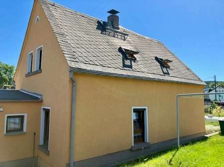 Rückansicht Rückansicht - Einfamilienhaus in 08239 Oberlauterbach mit 80m² kaufen