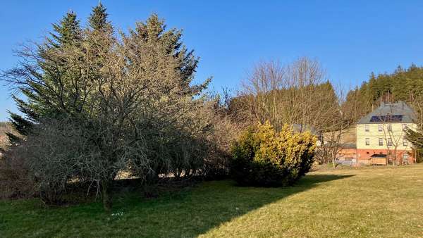 Großes Gartengrundstück - Zweifamilienhaus in 08209 Auerbach mit 145m² kaufen