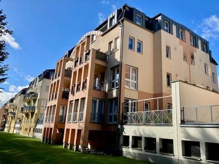 Rückansicht - Etagenwohnung in 08209 Auerbach mit 55m² kaufen