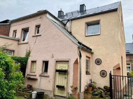 hintere Ansicht hintere Ansicht - Reihenendhaus in 08228 Rodewisch mit 163m² kaufen