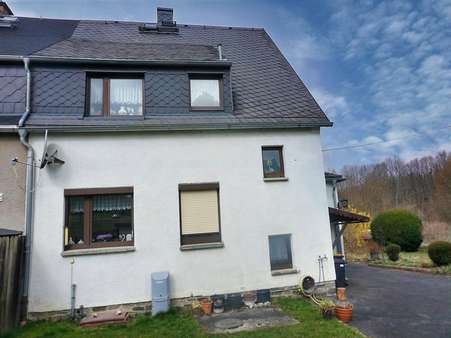 Rückseite - Doppelhaushälfte in 08606 Oelsnitz mit 94m² kaufen