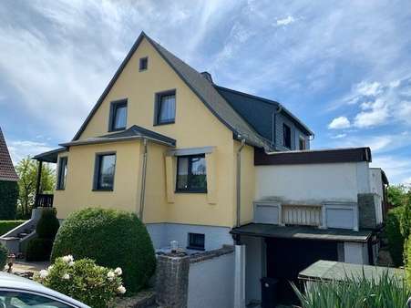 Hausansicht - Doppelhaushälfte in 07987 Mohlsdorf-Teichwolframsdorf mit 115m² kaufen