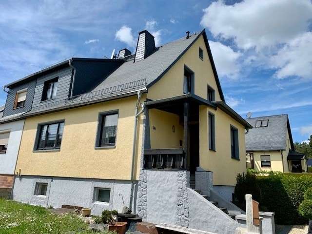 Hausansicht - Doppelhaushälfte in 07987 Mohlsdorf-Teichwolframsdorf mit 115m² kaufen
