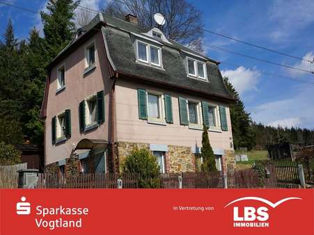 Seitenansicht - Einfamilienhaus in 08258 Markneukirchen mit 80m² kaufen