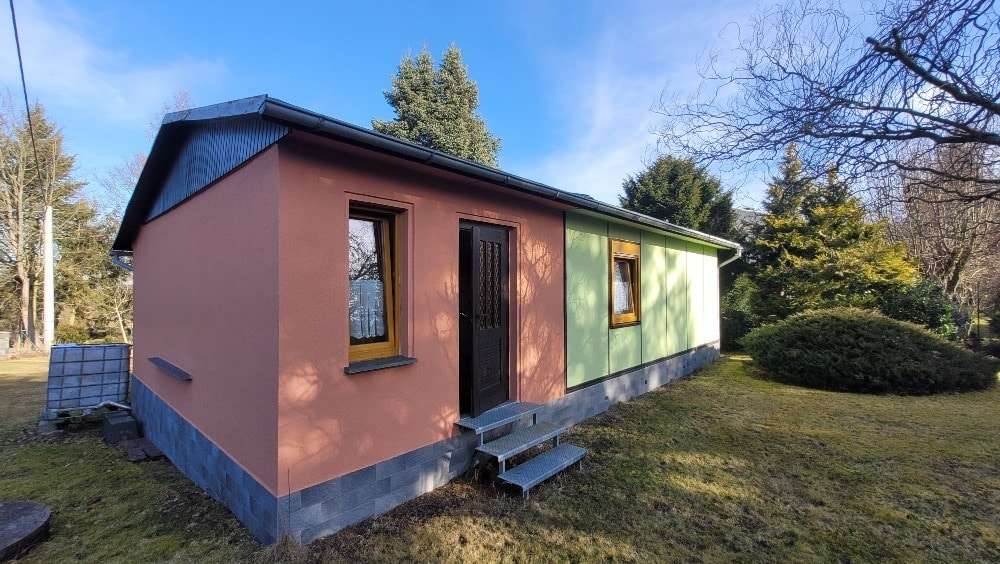 hinterer Zugang - Haus in 08547 Jößnitz mit 37m² kaufen