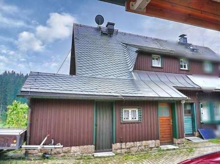 rückseite - Doppelhaushälfte in 08262 Muldenhammer mit 100m² kaufen