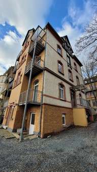 Zufahrt zum Grundstück - Mehrfamilienhaus in 08523 Plauen mit 407m² kaufen