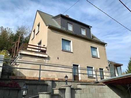 Hausansicht - Einfamilienhaus in 08499 Mylau mit 91m² kaufen