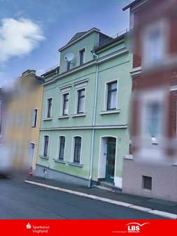 Straßenansicht Straßenansicht - Reihenmittelhaus in 08606 Oelsnitz mit 105m² kaufen
