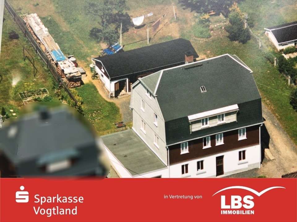 Hausansicht von oben - Einfamilienhaus in 08248 Klingenthal mit 130m² kaufen