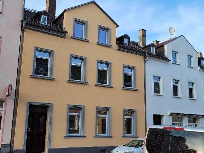 Hausansicht Straße - Mehrfamilienhaus in 08523 Plauen mit 271m² kaufen
