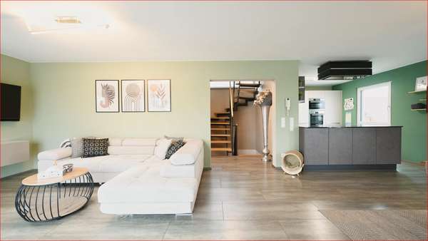 Wohnbereich Wohnbereich - Zweifamilienhaus in 88416 Ochsenhausen mit 177m² kaufen