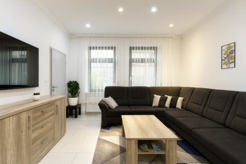 Wohnzimmer - Reihenendhaus in 55545 Bad Kreuznach mit 81m² kaufen