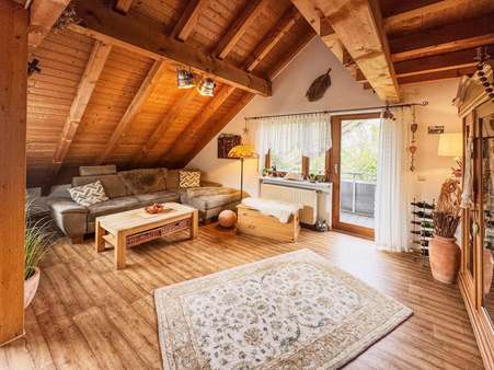 Wohnzimmer - Maisonette-Wohnung in 79677 Aitern mit 97m² kaufen