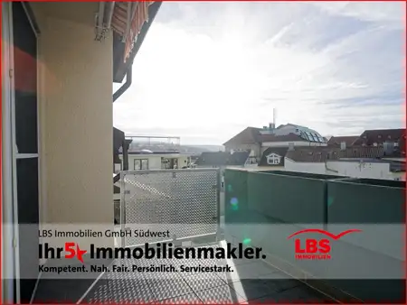 Helle Maisonette-City-Wohnung mit Balkon und Tiefgarage