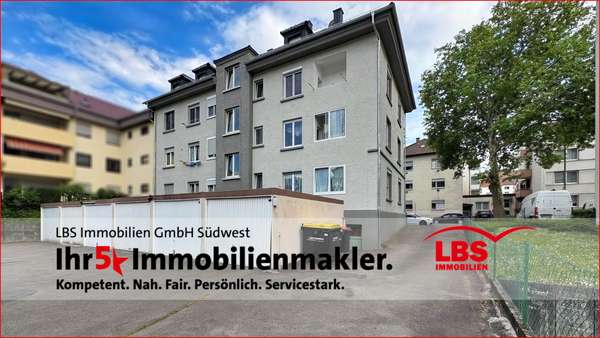 Außenansicht Hinten - Erdgeschosswohnung in 75177 Pforzheim mit 78m² kaufen