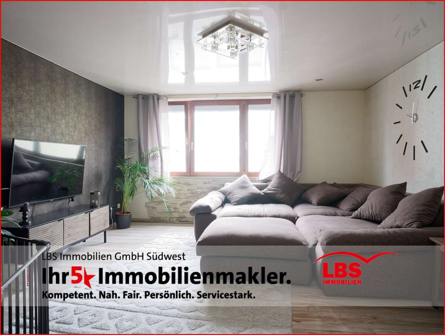 Helles Wohnzimmer Helles Wohnzimmer - Etagenwohnung in 75173 Pforzheim mit 70m² kaufen