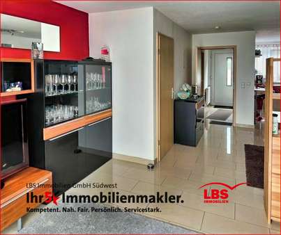 Wohnzimmer EG - Einfamilienhaus in 75177 Pforzheim mit 149m² kaufen