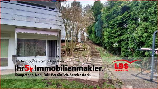 Treppe in den Garten - Mehrfamilienhaus in 76332 Bad Herrenalb mit 445m² kaufen