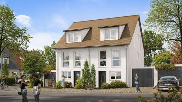 unverbindliche Illustration - Doppelhaushälfte in 70569 Stuttgart mit 134m² kaufen