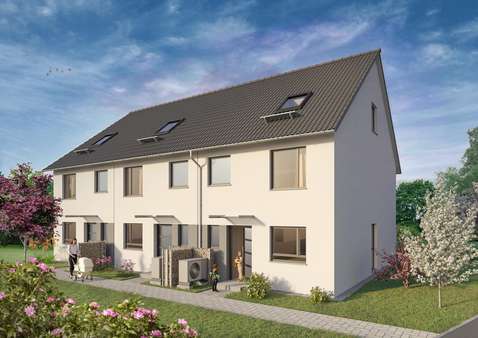 unverbindliche Illustration - Reiheneckhaus in 72805 Lichtenstein mit 119m² kaufen