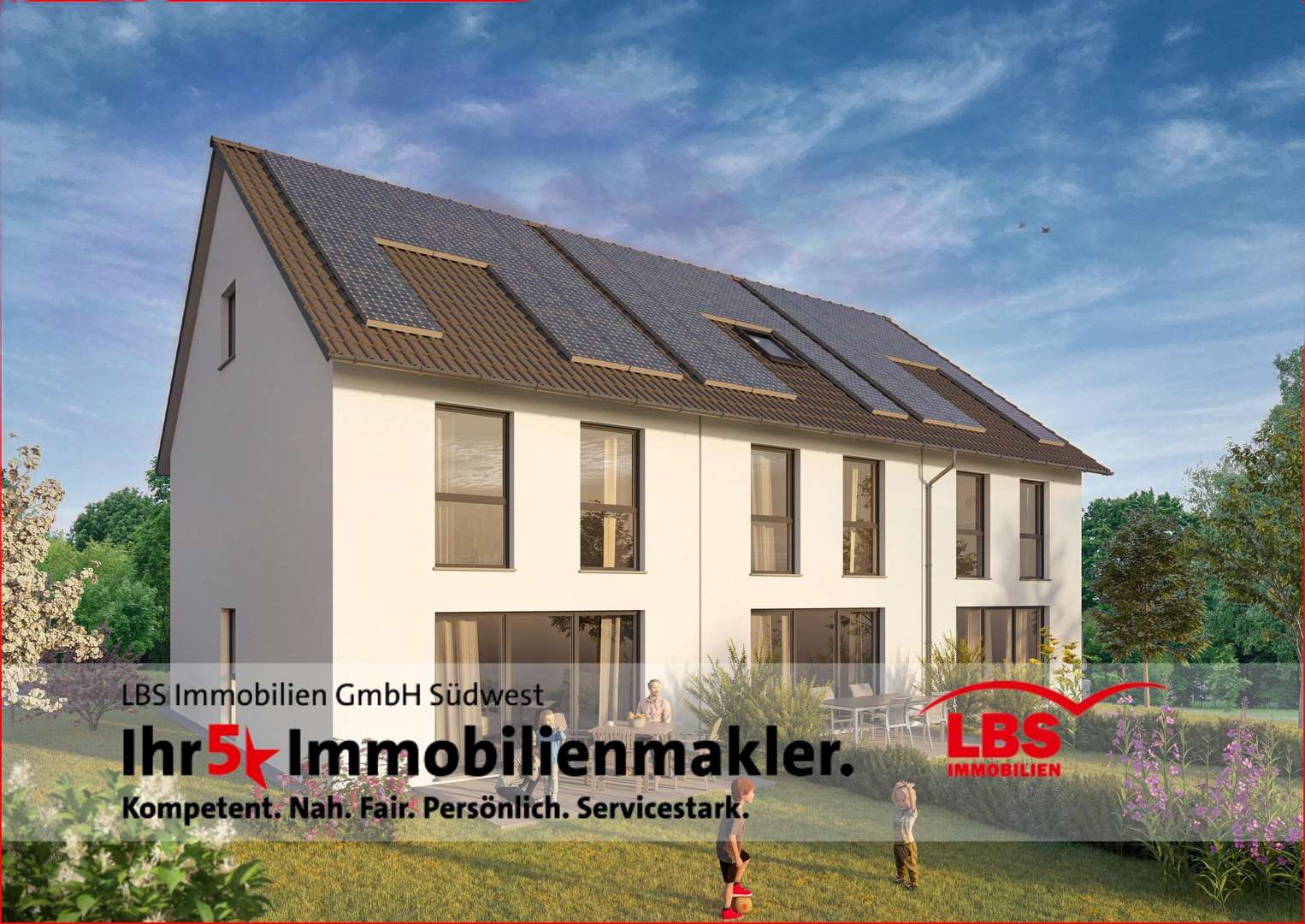 unverbindliche Illustration - Reiheneckhaus in 72805 Lichtenstein mit 119m² kaufen