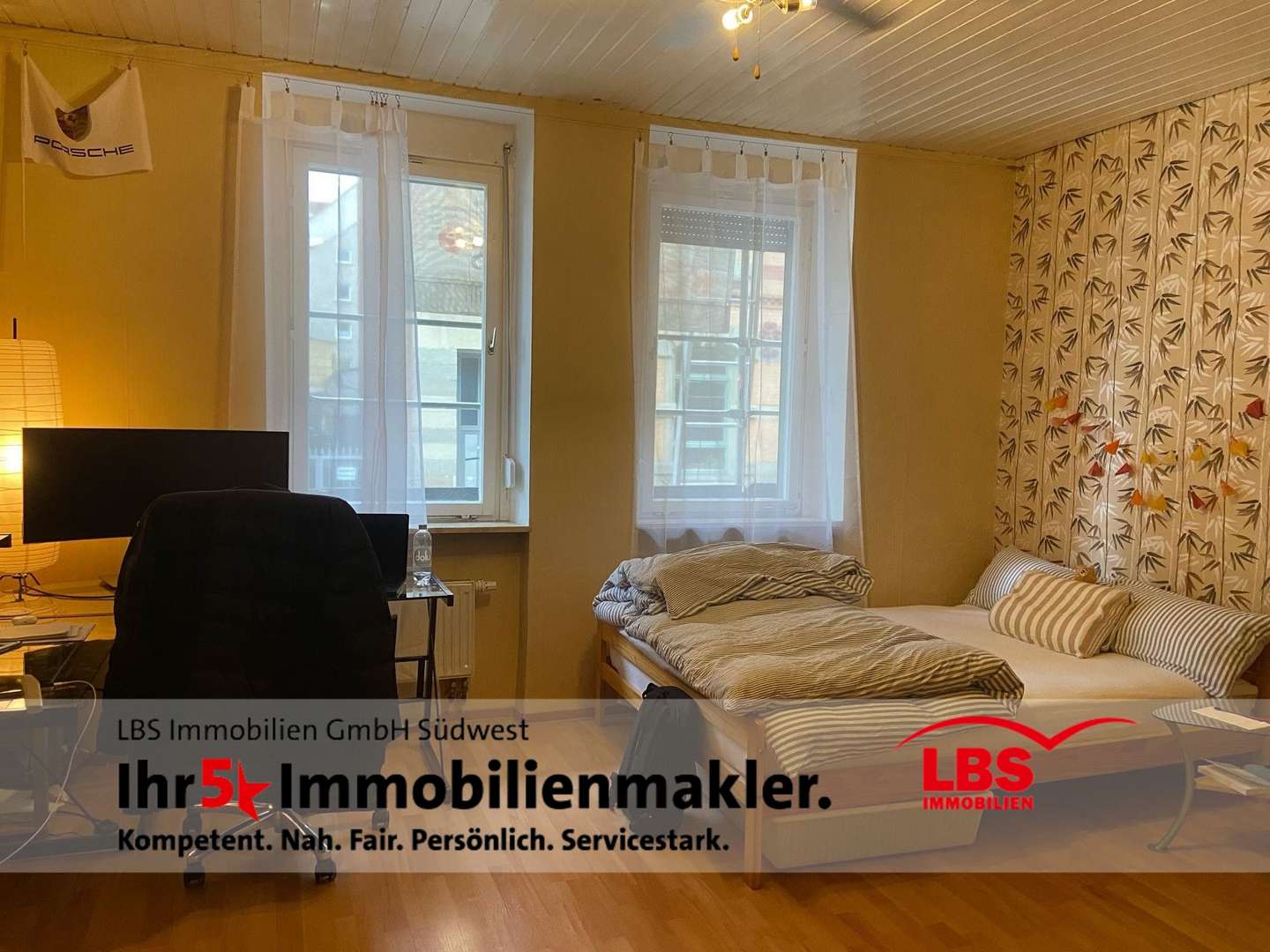 Schlafzimmer 1 - Erdgeschosswohnung in 70178 Stuttgart mit 75m² kaufen