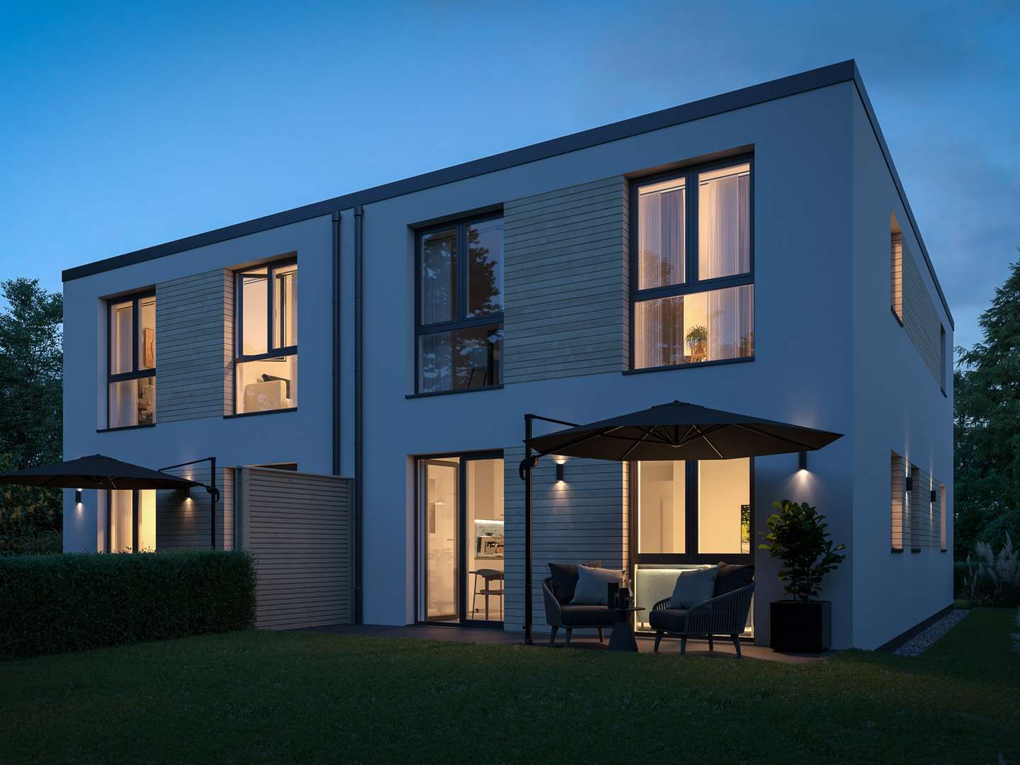 Ansicht Ansicht - Doppelhaushälfte in 65203 Wiesbaden mit 118m² kaufen