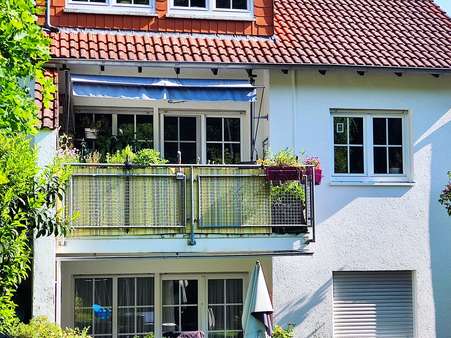 Blick auf den Balkon - Etagenwohnung in 61389 Schmitten mit 76m² kaufen