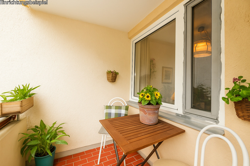 Sommerwohnzimmer - Etagenwohnung in 85540 Haar mit 80m² kaufen