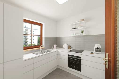 Visualisierungen mit Einrichtungsbeispielen (1) - Maisonette-Wohnung in 81739 München mit 92m² kaufen